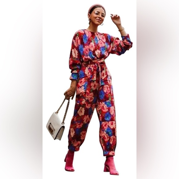 Zara Floral Pants - Picture 9 of 9